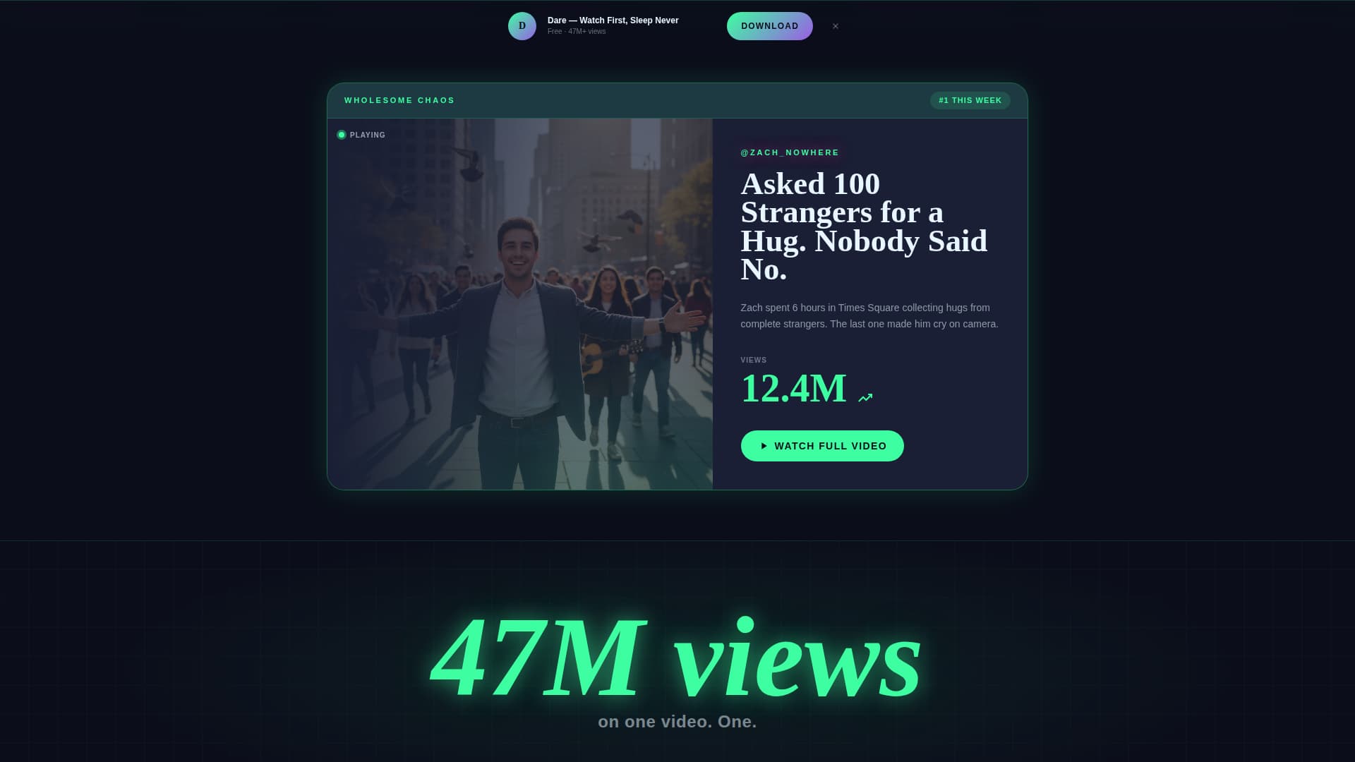 Dare - Electrifying Prank Landing Page Template