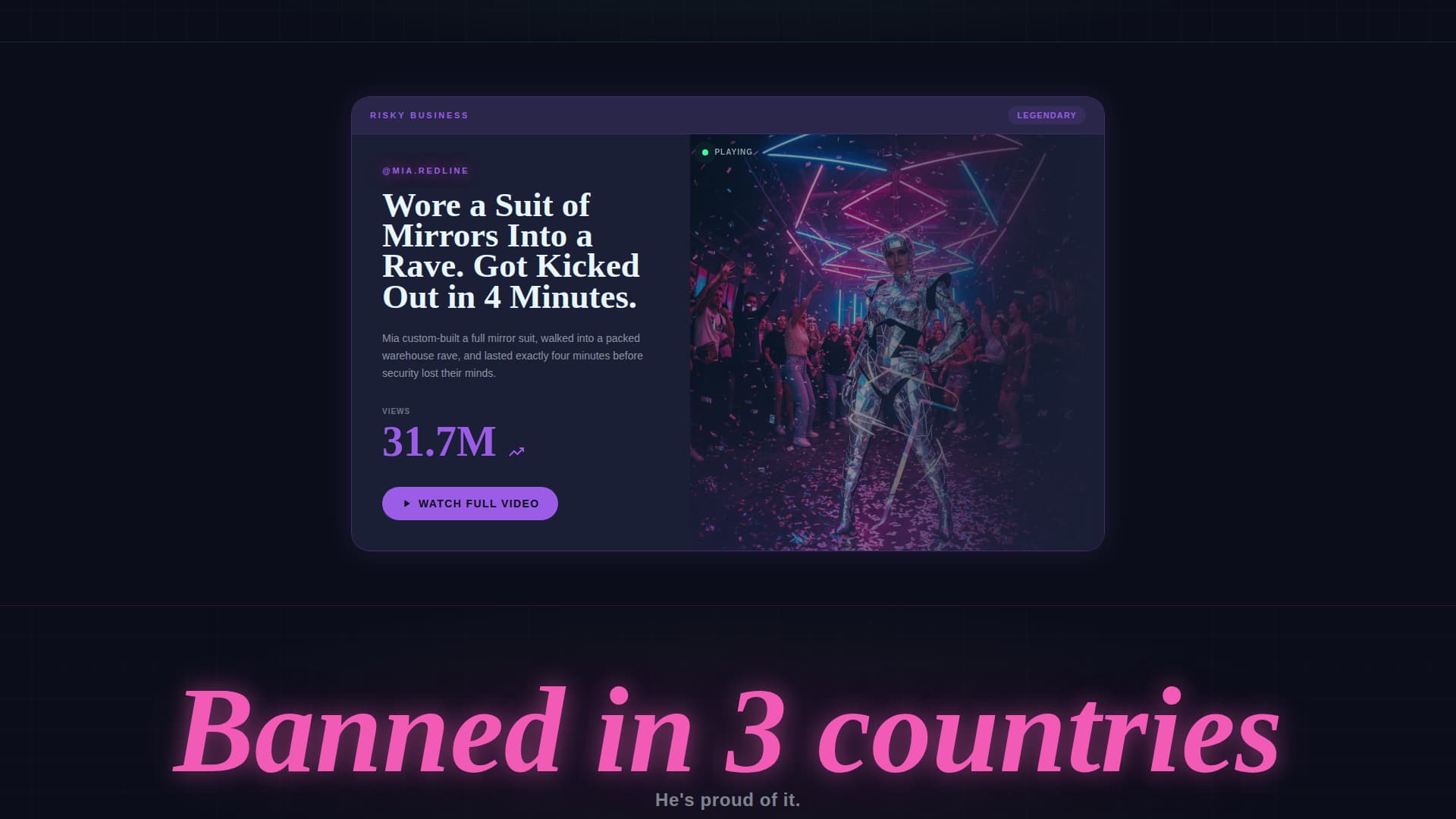 Dare - Electrifying Prank Landing Page Template