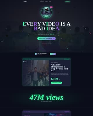 Dare - Electrifying Prank Landing Page Template