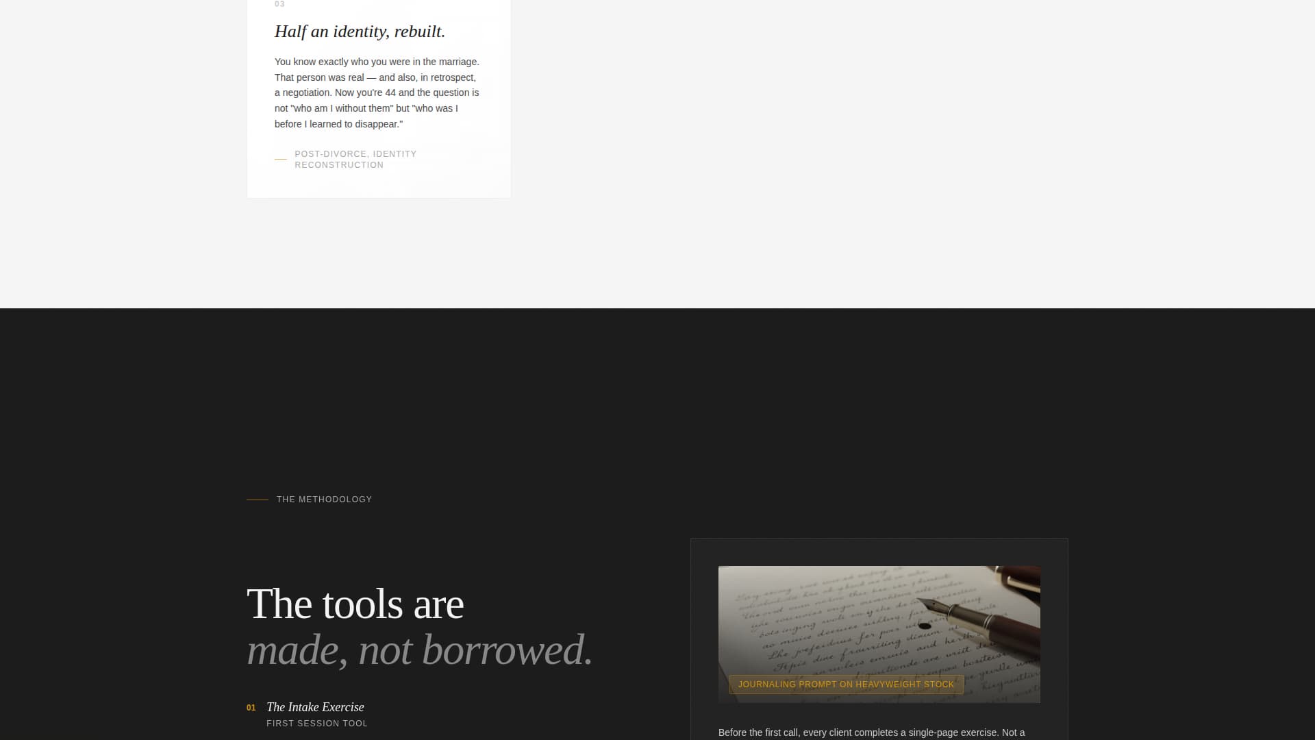 Forge - Transformative Lifecoach Landing Page Template