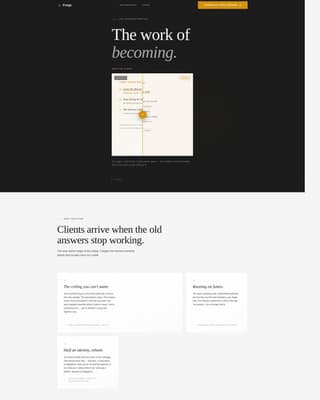 Forge - Transformative Lifecoach Landing Page Template