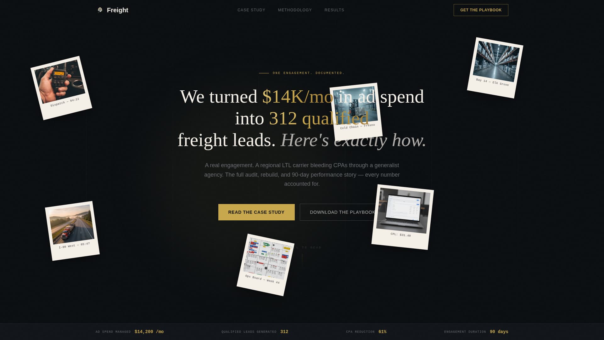Transit — Credible Logistics Landing Page Template