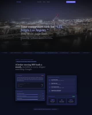 Route - Powerful Logistics Landing Page Template