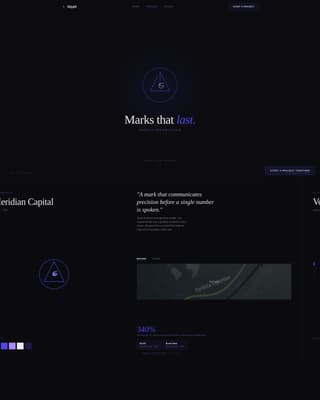 Glyph - Iconic Identity Landing Page Template