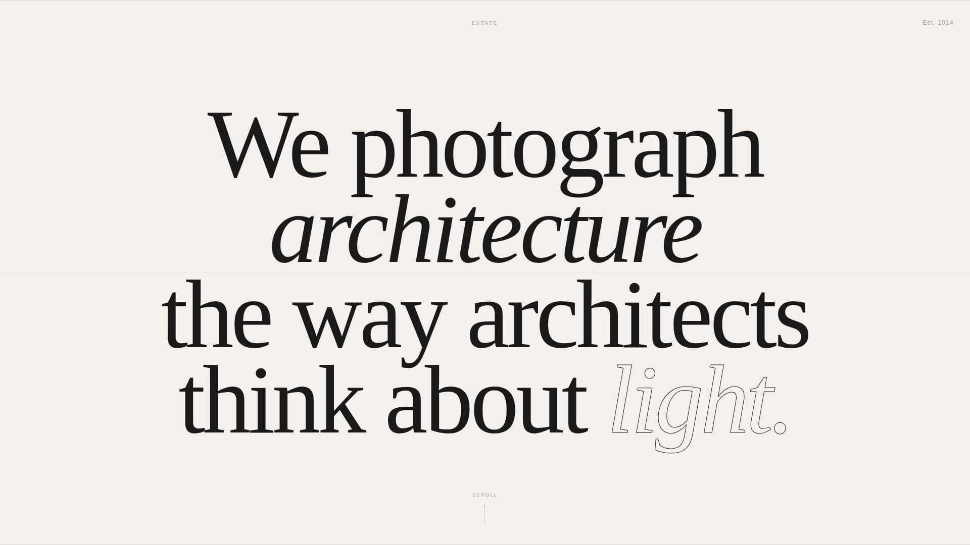 Estate - Refined Architecture Landing Page Template