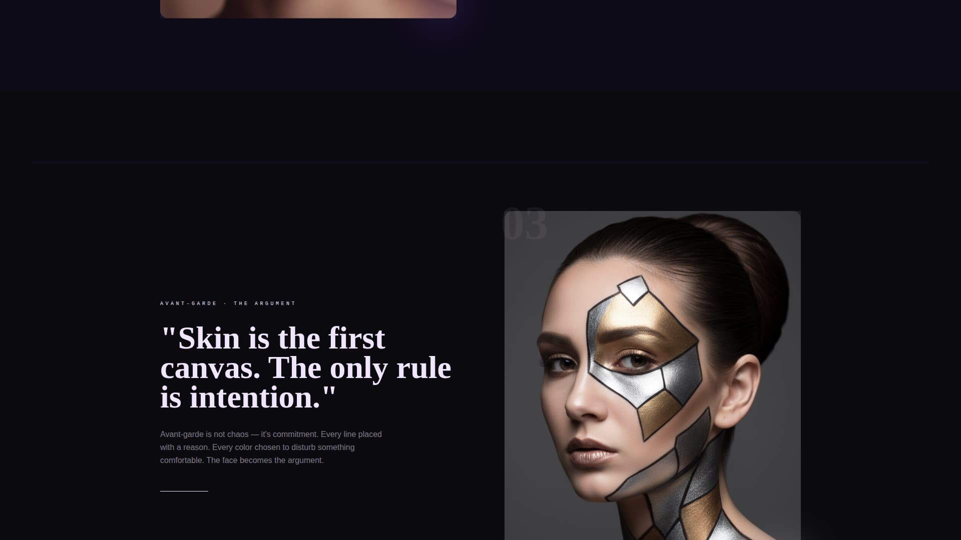 Pigment - Immersive Makeupartist Landing Page Template