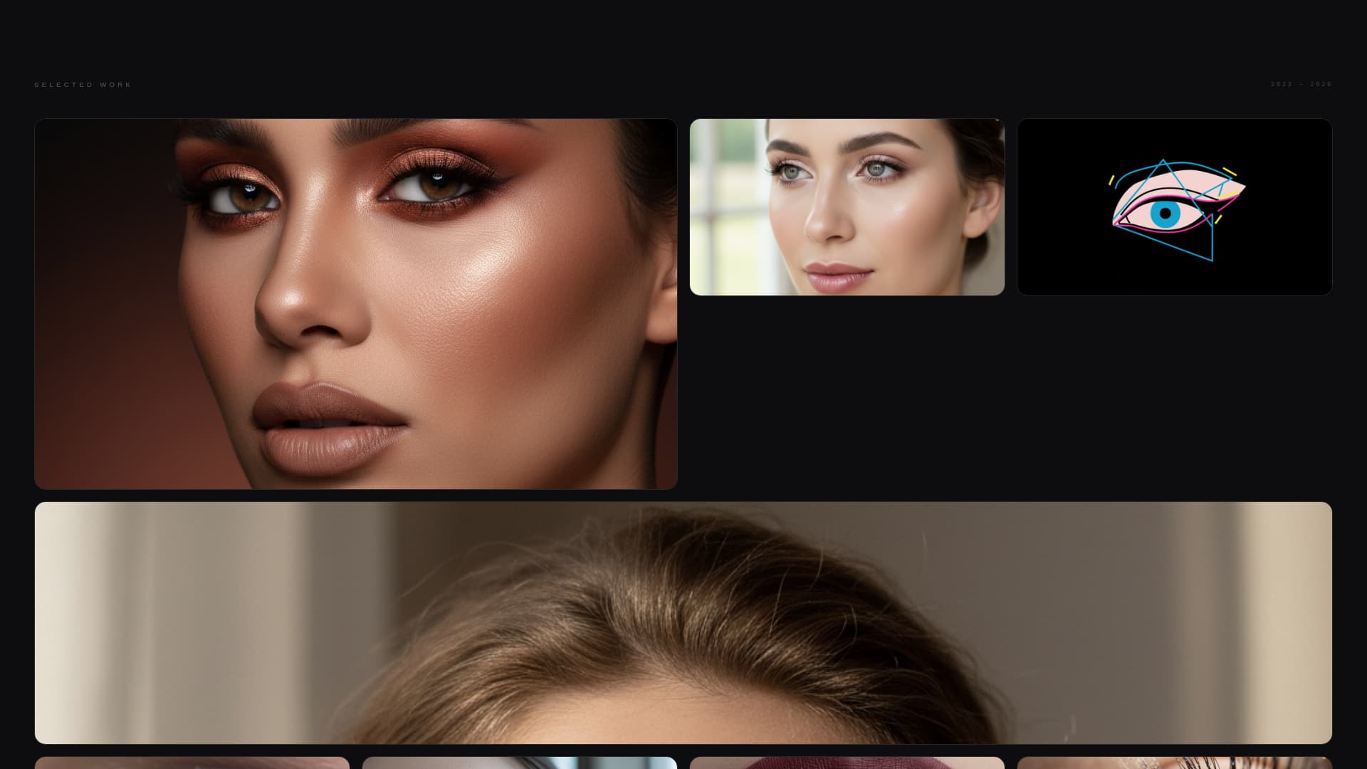 Glaze - Cinematic Makeupartist Landing Page Template