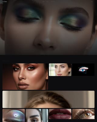 Glaze - Cinematic Makeupartist Landing Page Template