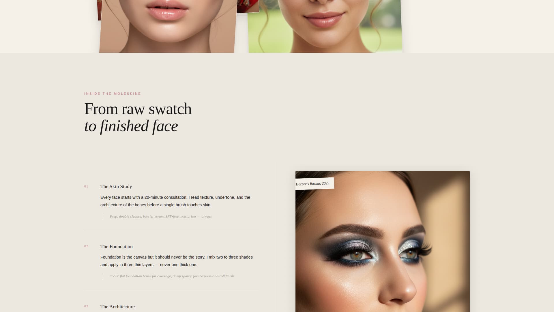 Palette - Stunning Makeupartist Landing Page Template