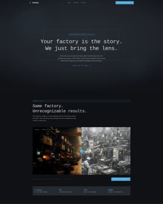 Manufacturing Marketing & Agency Professional Website Template