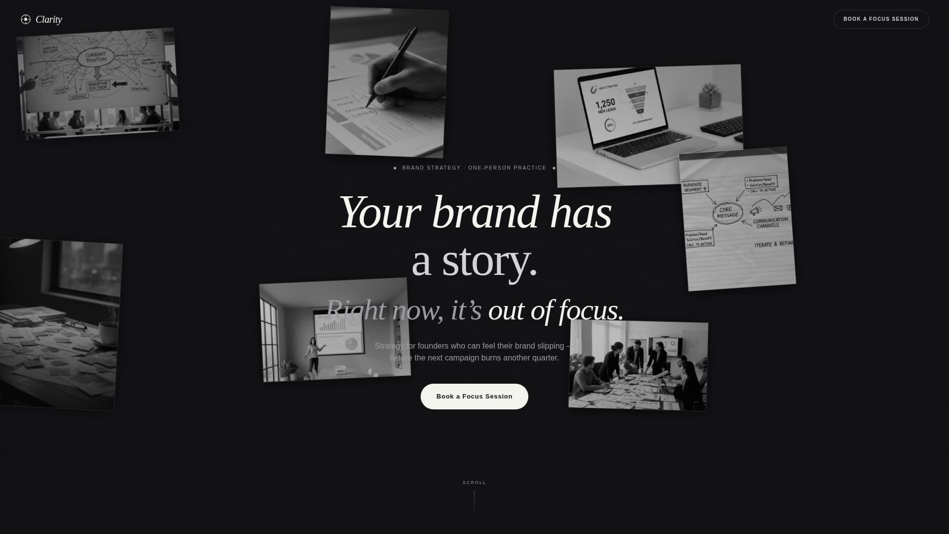 Aperture - Layered Consultant Landing Page Template