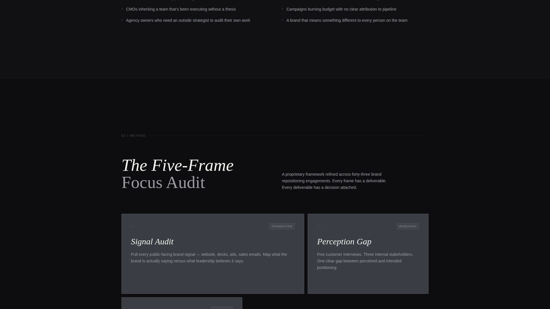 Aperture - Layered Consultant Landing Page Template