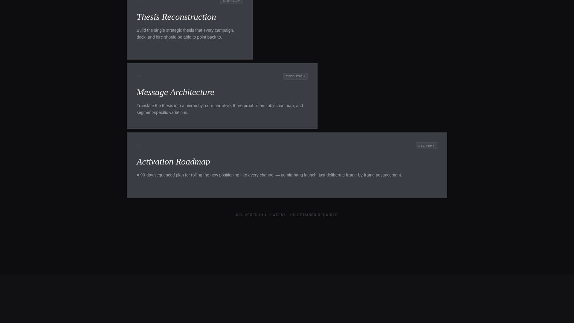 Aperture - Layered Consultant Landing Page Template