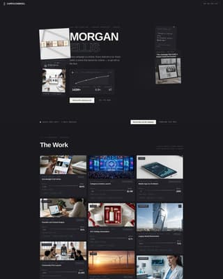 Campaignreel - Cinematic Strategist Landing Page Template