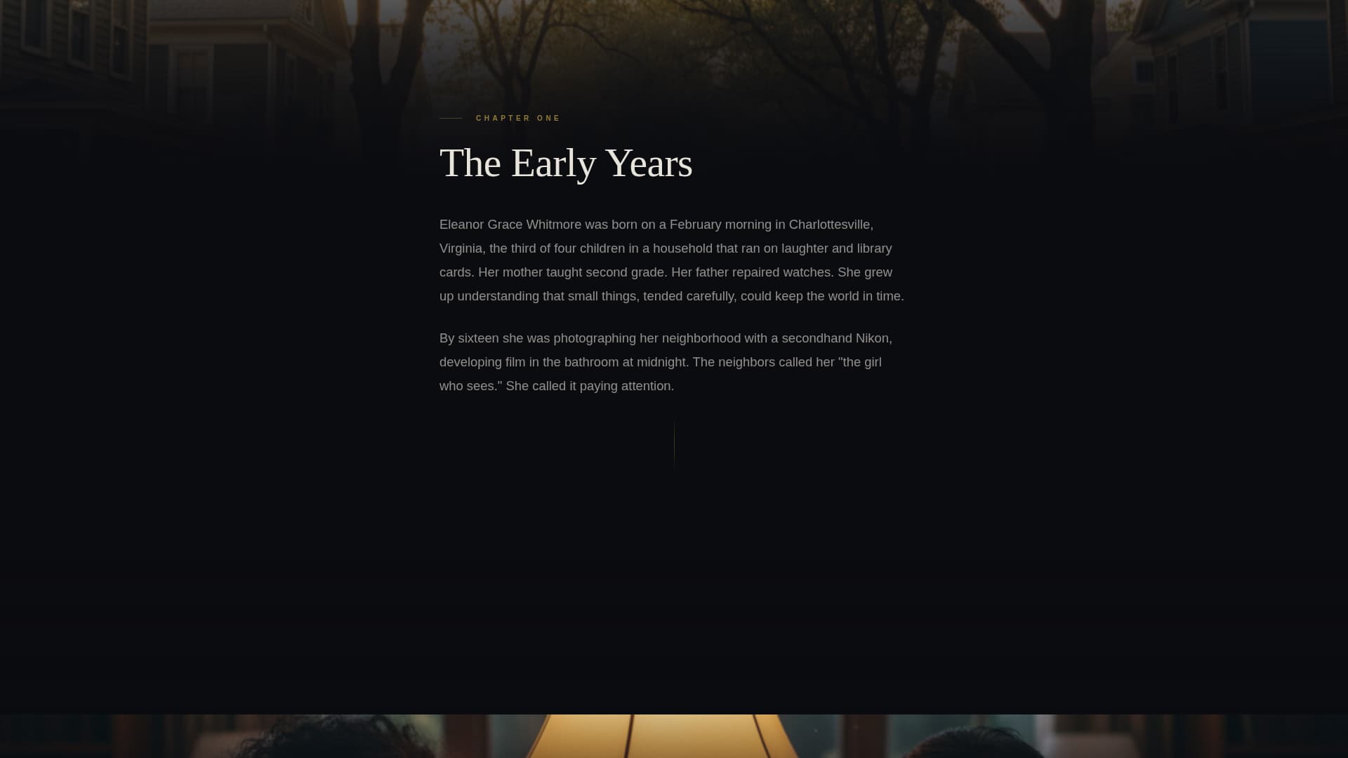 Memoriam - Immersive Memorial Landing Page Template