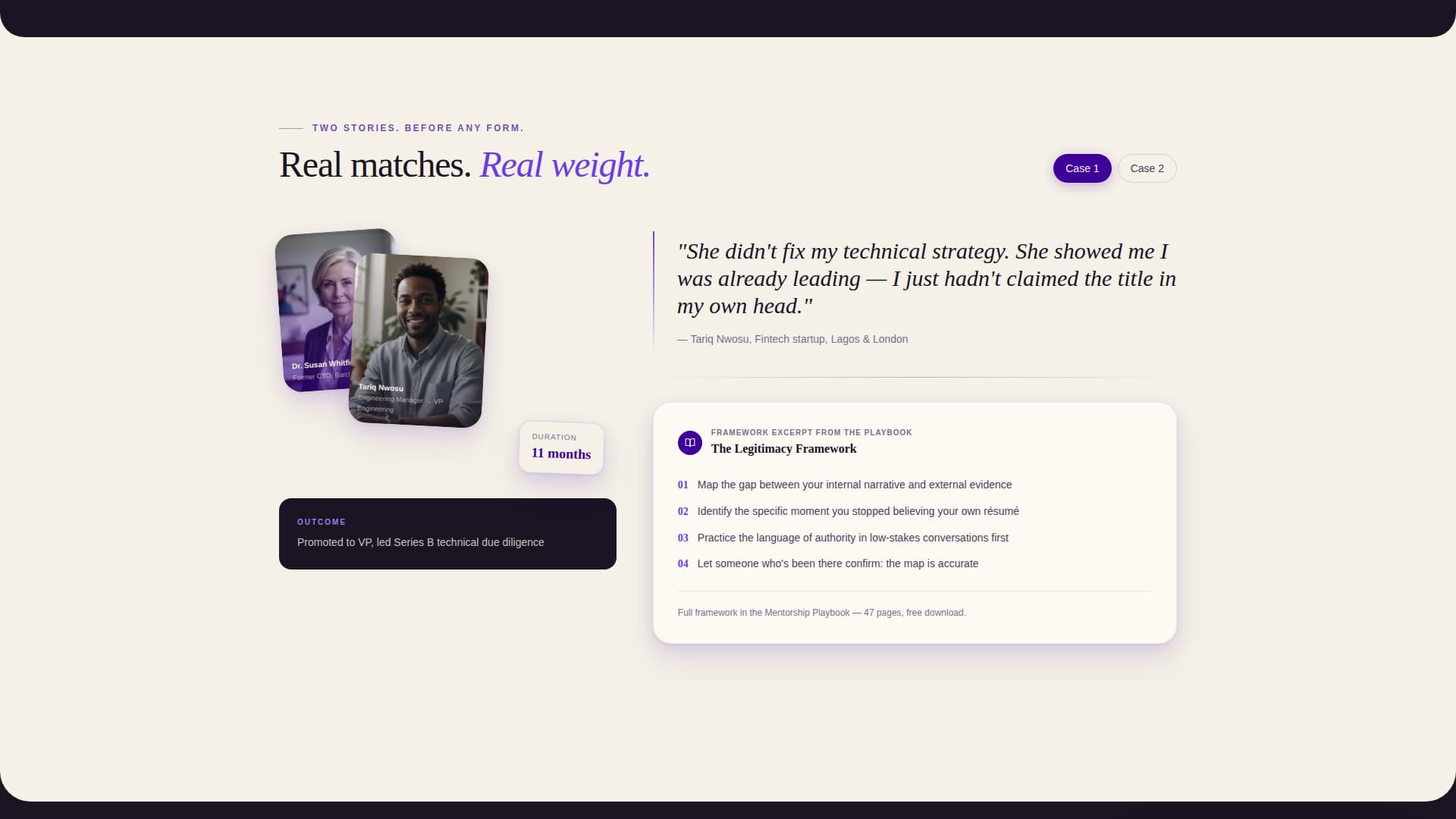 Mentor - Powerful Mentorship Landing Page Template