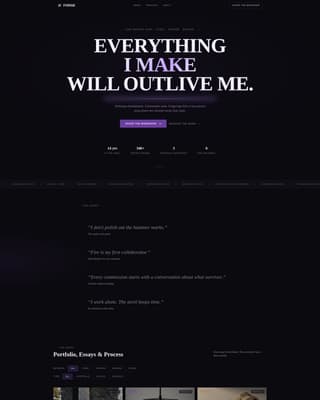 Forge - Bold Metalsmith Landing Page Template