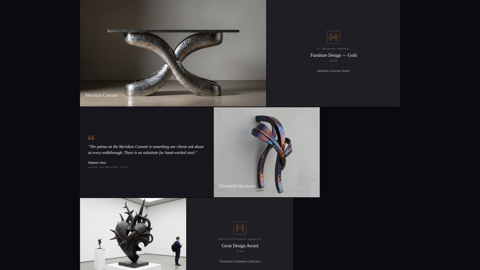Metal Smith Portfolio Professional Website Template