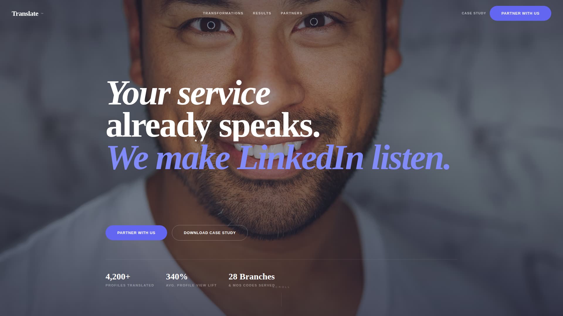 Military to Civilian Career Professional Website Template