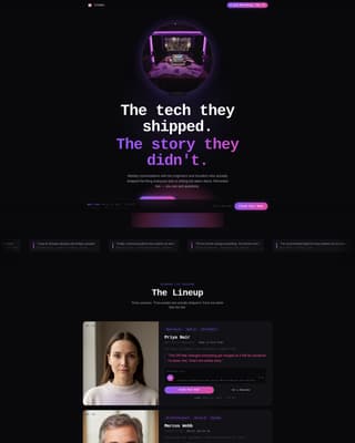 Signal - Immersive Technology Landing Page Template