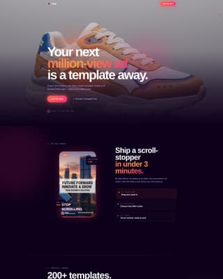Viral - Thumbstopping Tiktok Landing Page Template