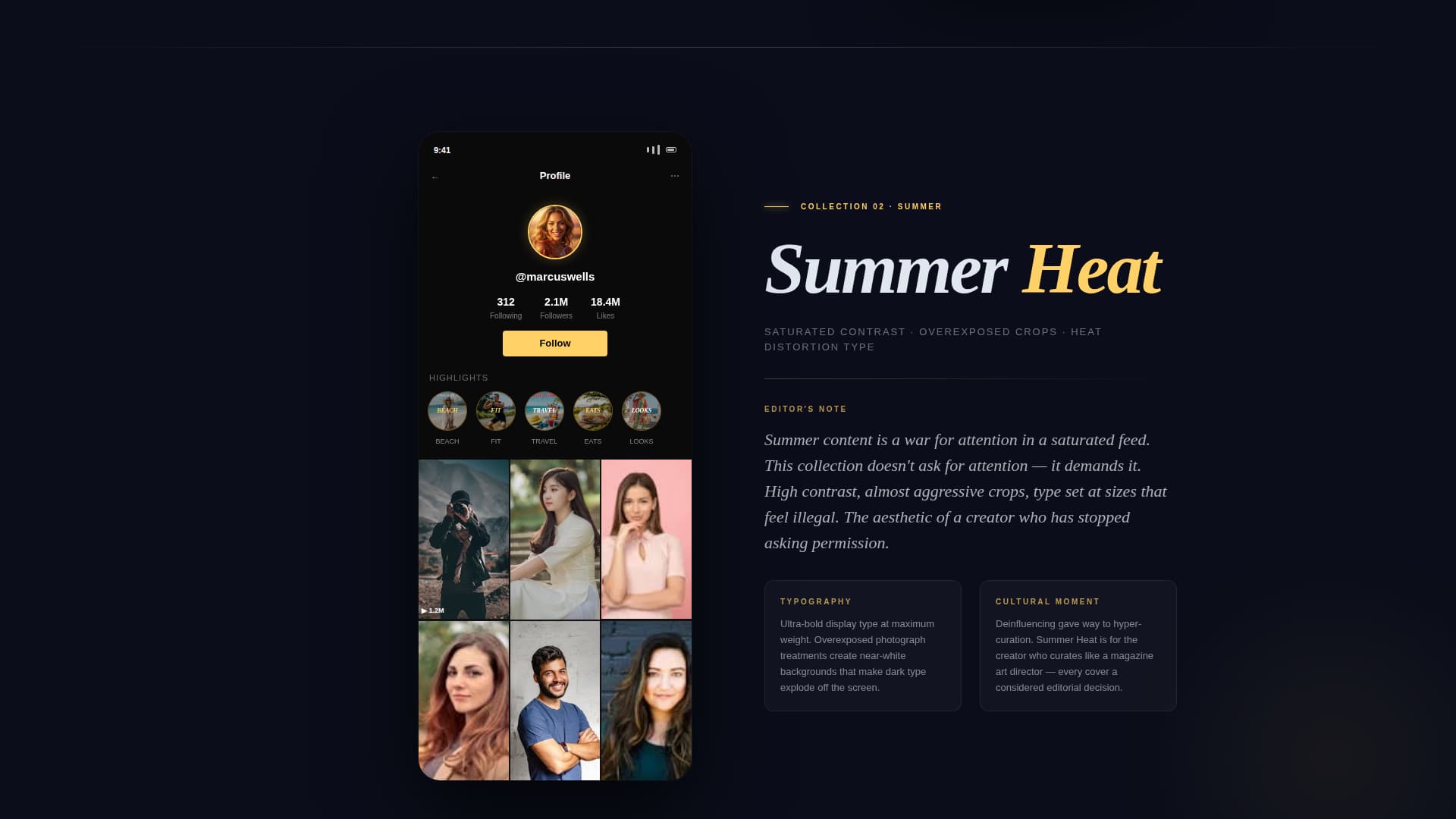 Highlight - Editorial Tiktok Landing Page Template