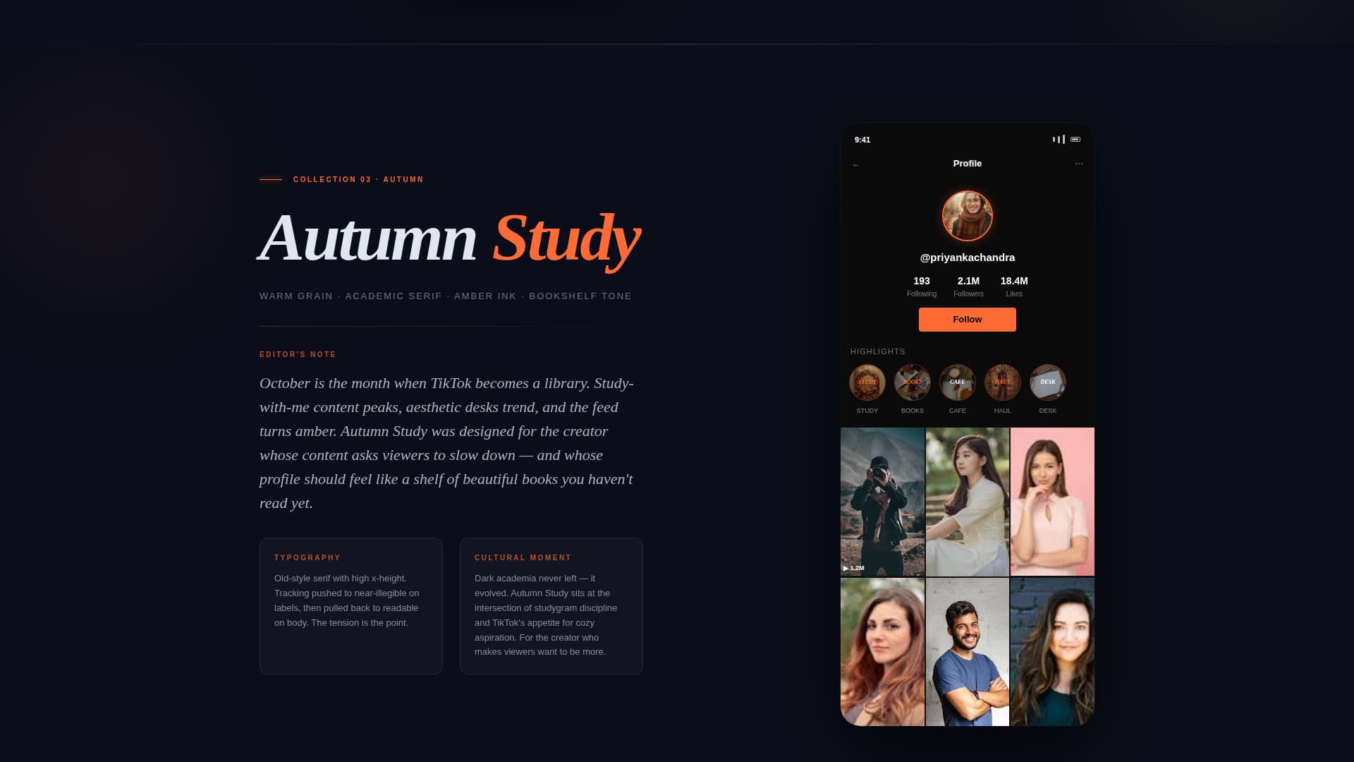Highlight - Editorial Tiktok Landing Page Template
