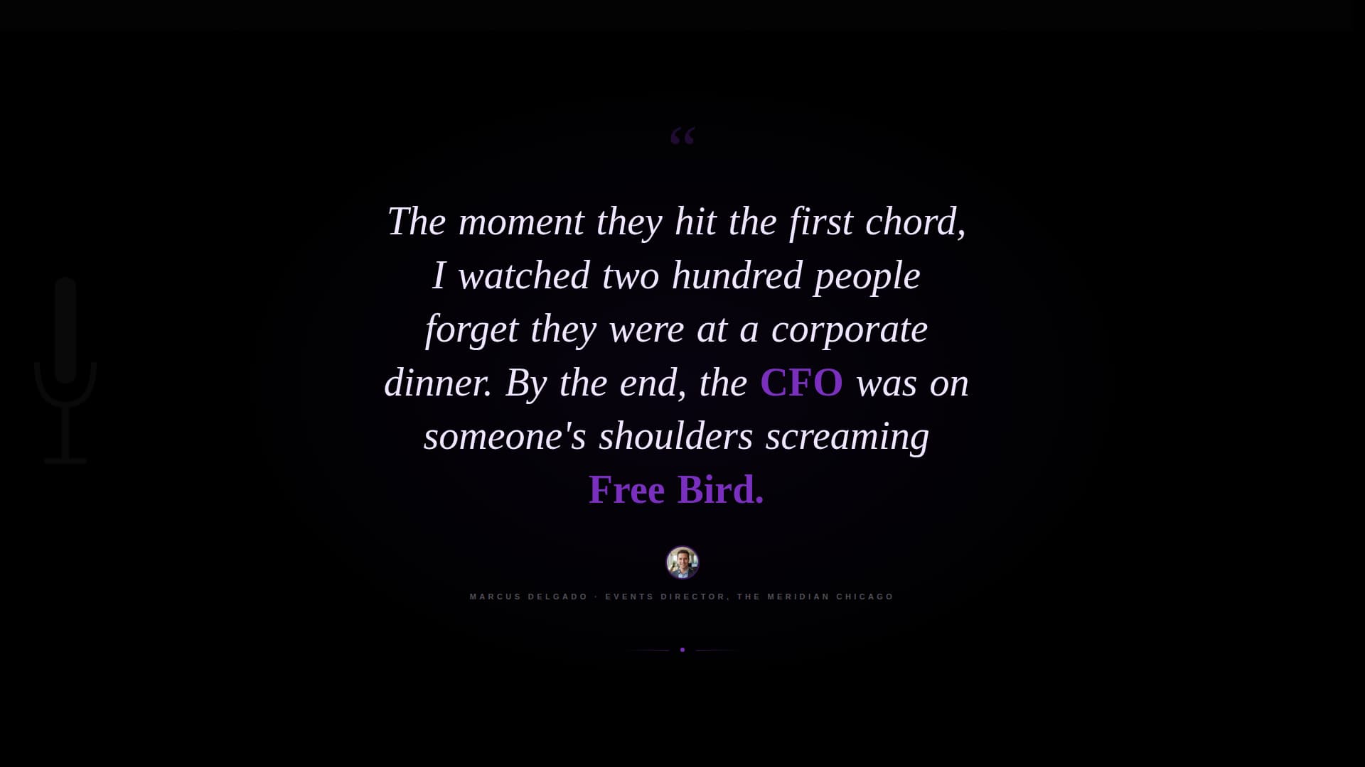 Encore - Spotlight Rockband Landing Page Template