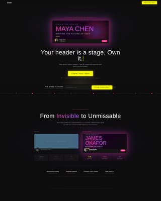 Cover - Bold Twitterx Landing Page Template