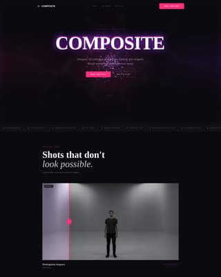 Render — Premium Visual Effects Landing Page Template