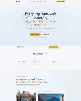 Tithe - Inspiring Missiontrip Landing Page Template