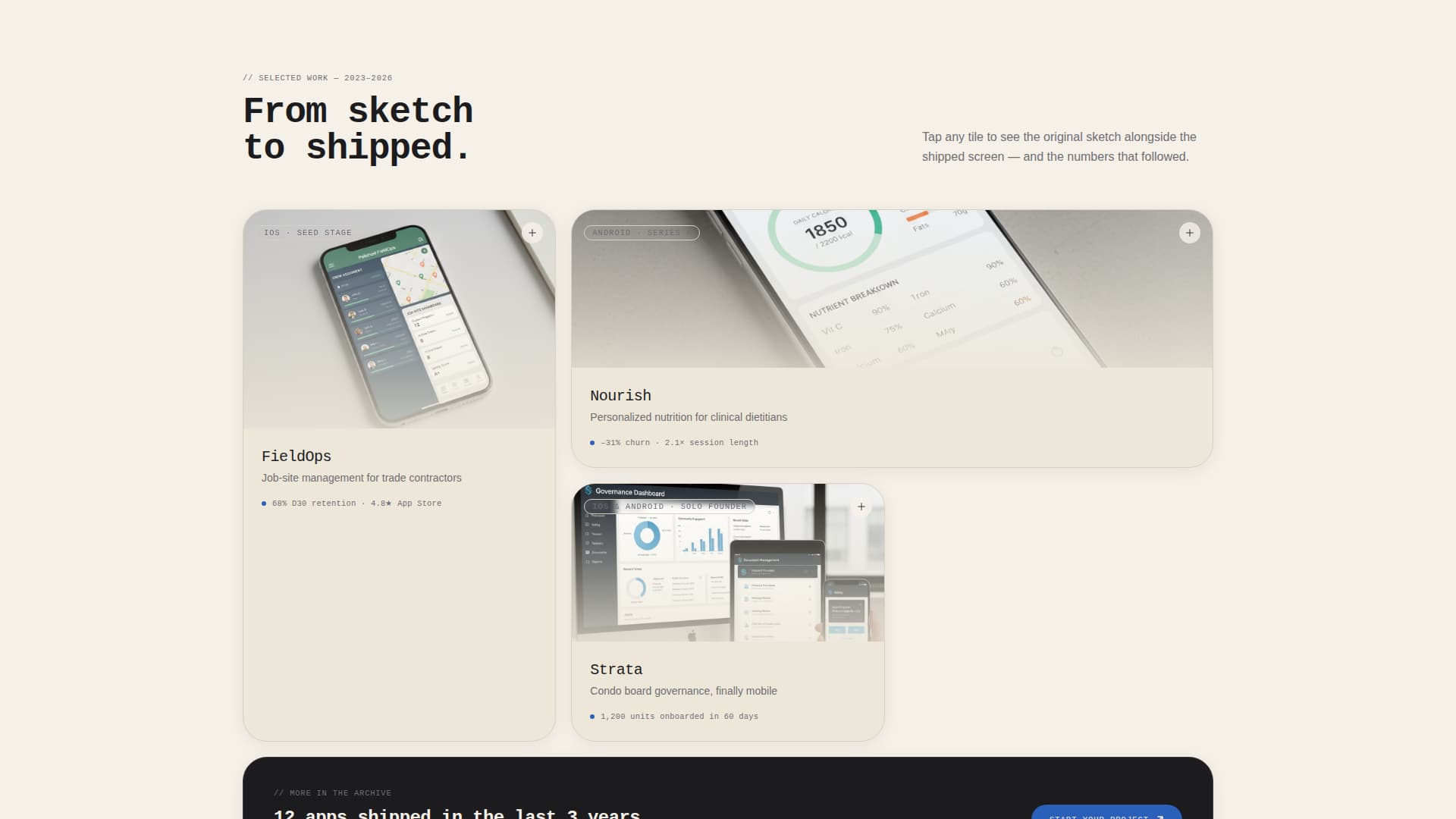 Studioink - Precision Mobileapp Landing Page Template