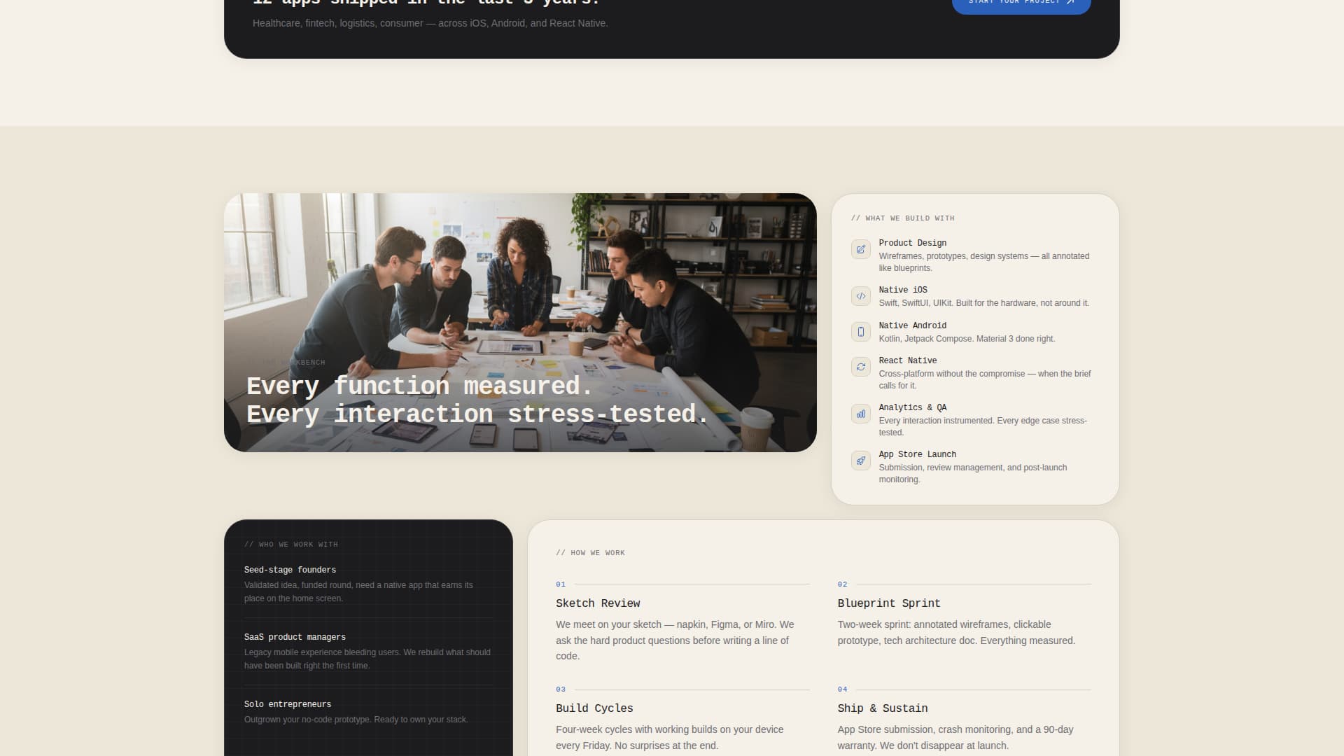 Studioink - Precision Mobileapp Landing Page Template