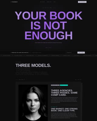 Model Profile Careers Website Template