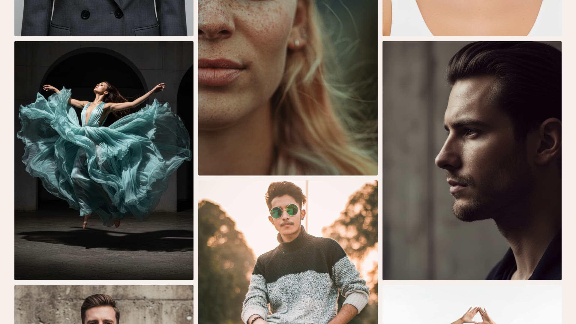 Folio - Stunning Model Landing Page Template