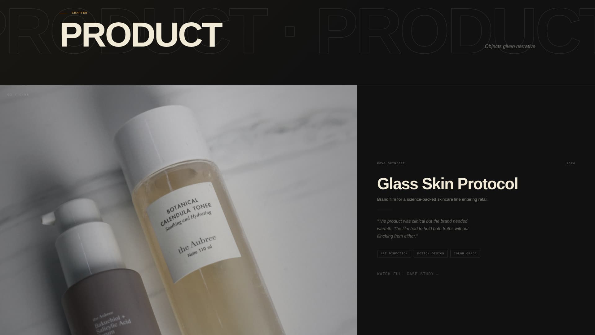 Motion Designer Portfolio Portfolio Website Template
