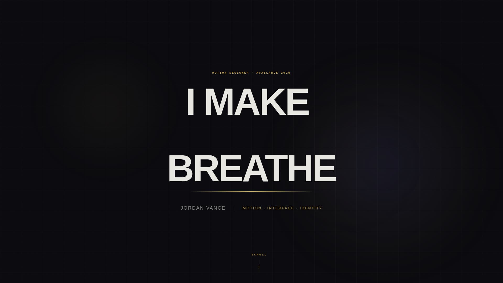 Kinetic - Captivating Motiondesigner Landing Page Template