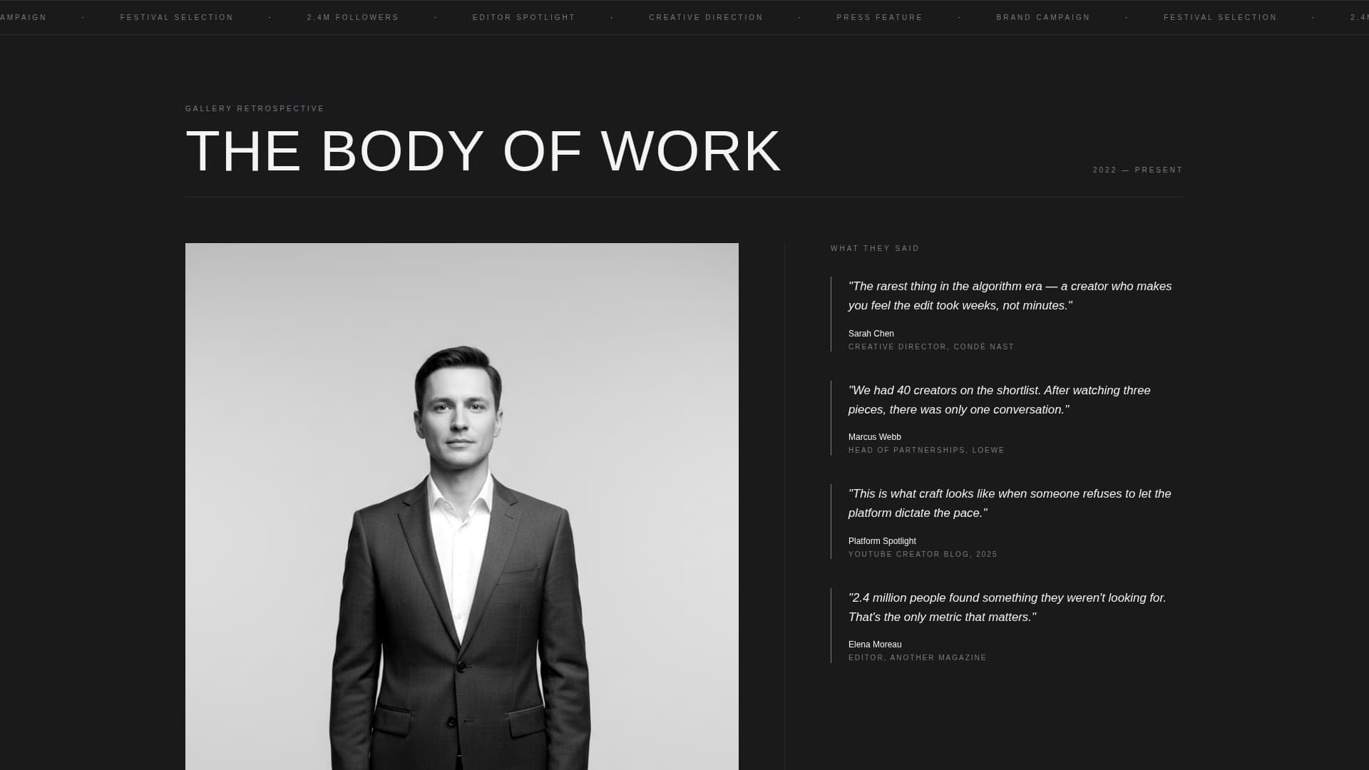 Creator & Influencer Pre-Launch Website Template