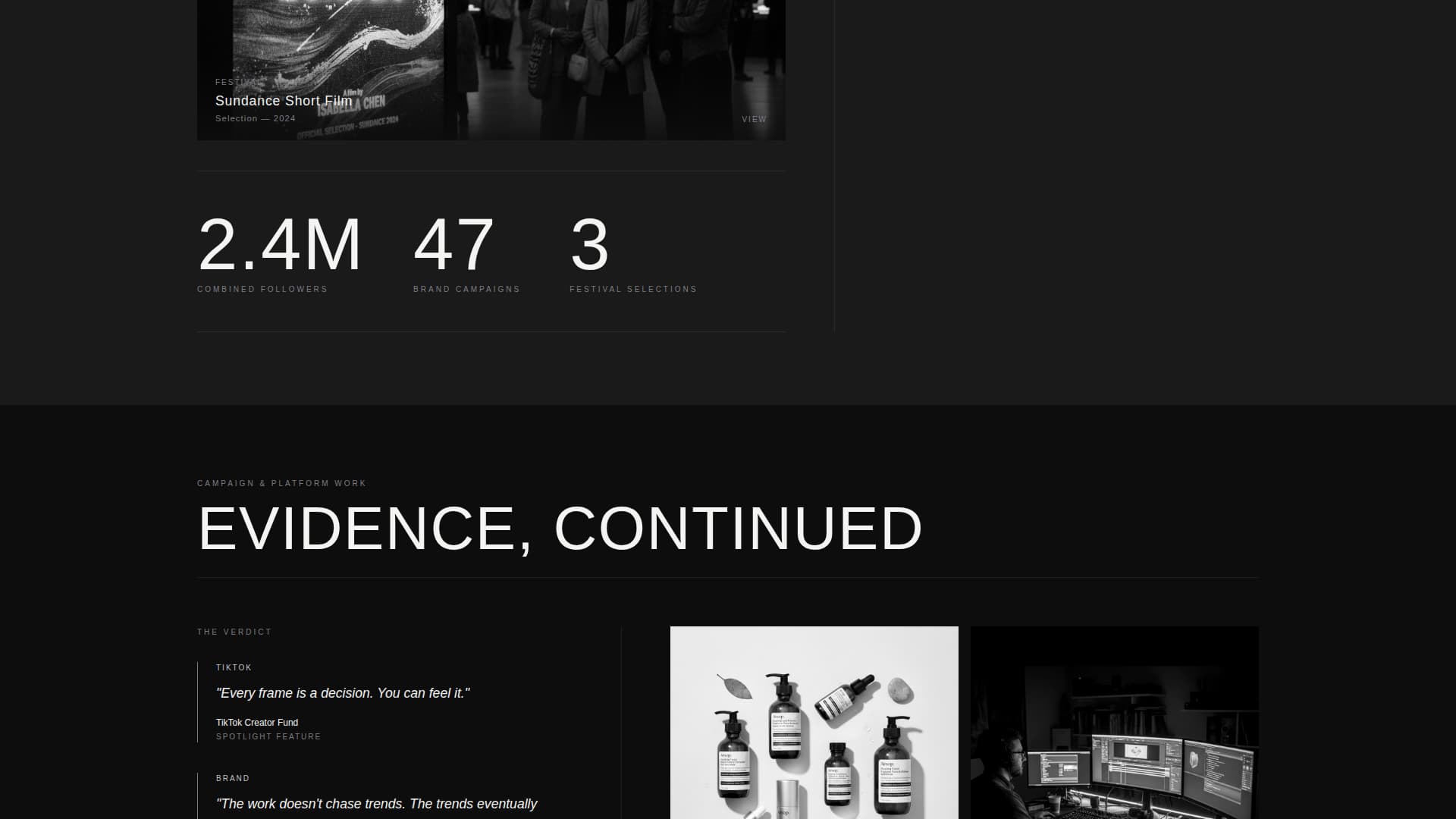 Creator & Influencer Pre-Launch Website Template