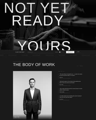 Creator & Influencer Pre-Launch Website Template