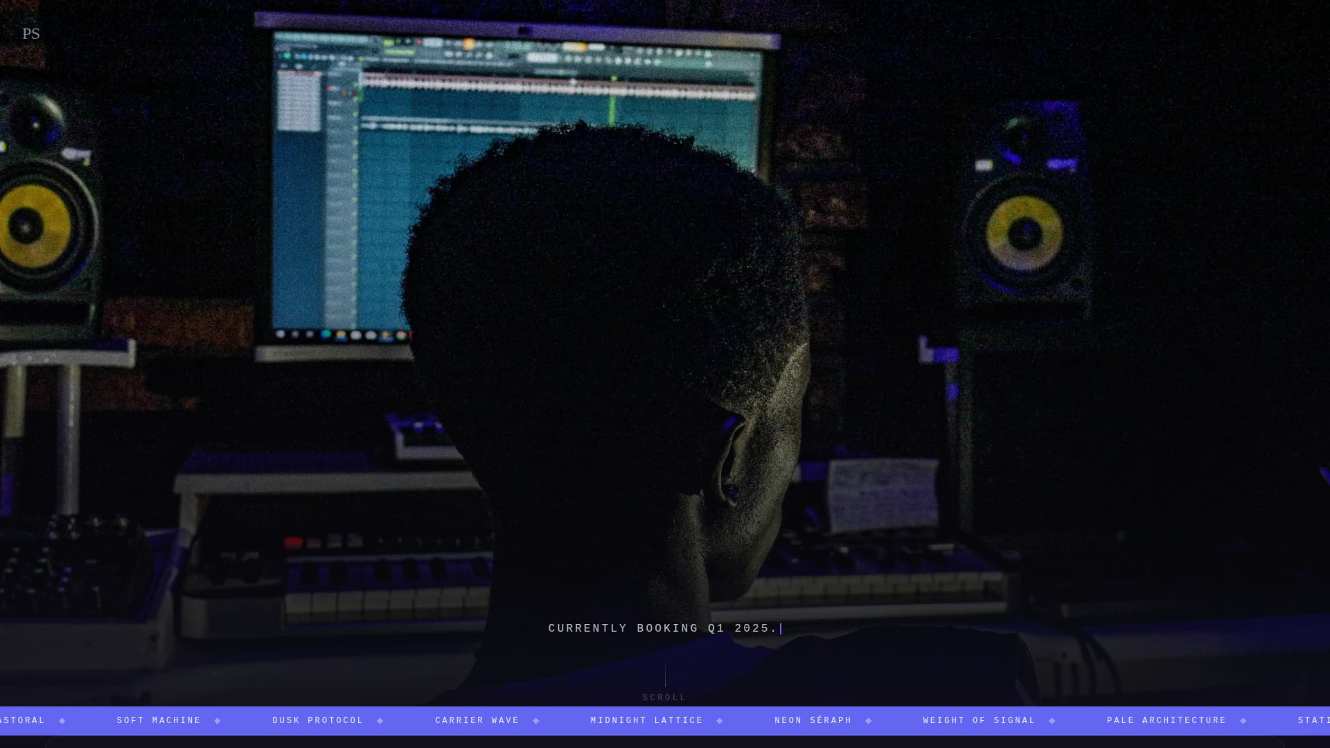 Producestudio - Immersive Musicproducer Landing Page Template
