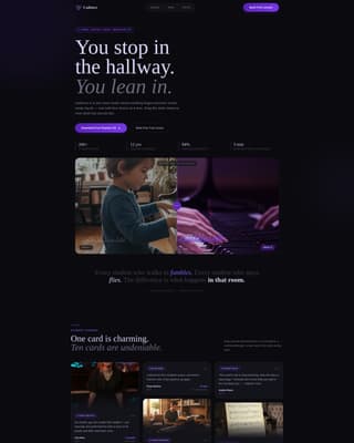 Cadence - Transformative Musicteacher Landing Page Template