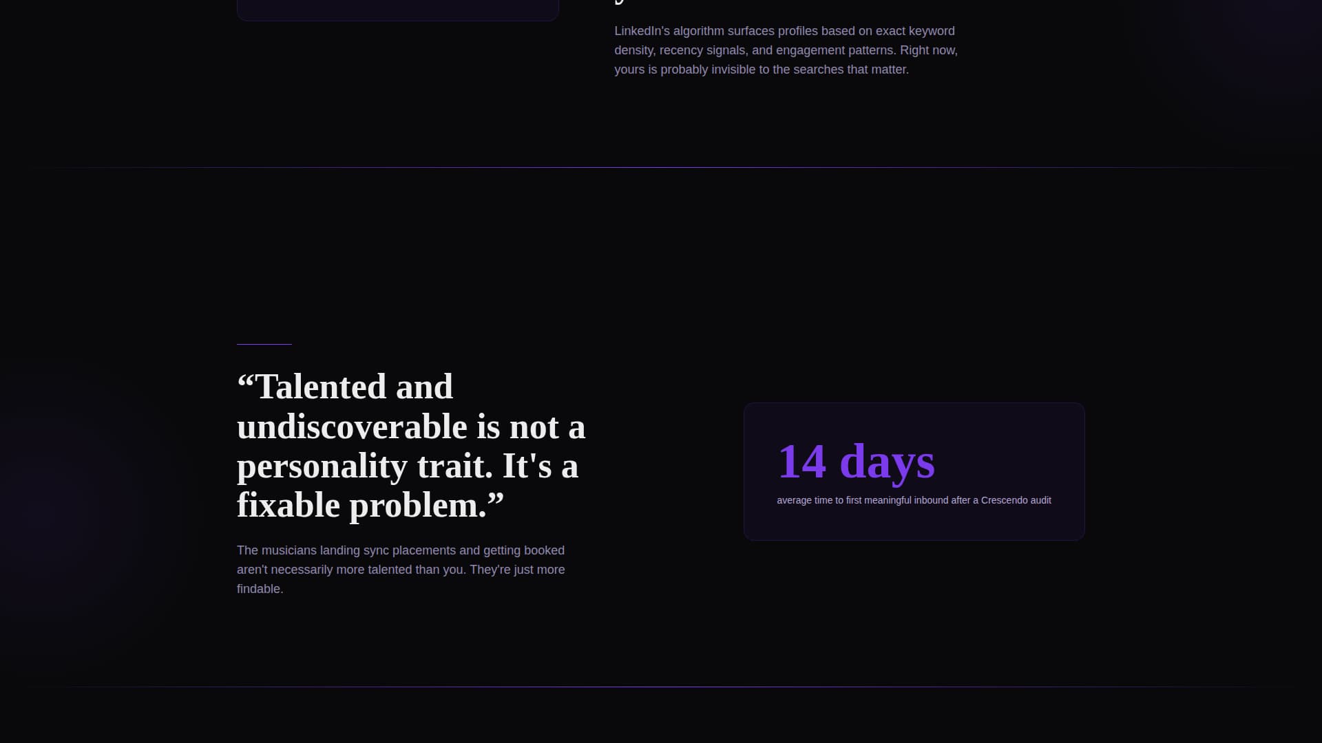 Musician Profile Booking Website Template