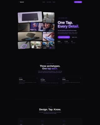 Digital Business Card Professional Website Template