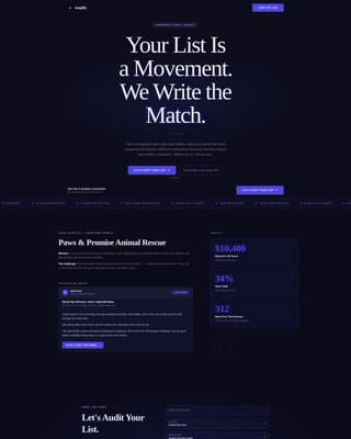 Nonprofit Marketing & Agency Portfolio Website Template
