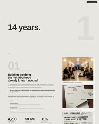 Nonprofit Leader Career Specialist Portfolio Website Template