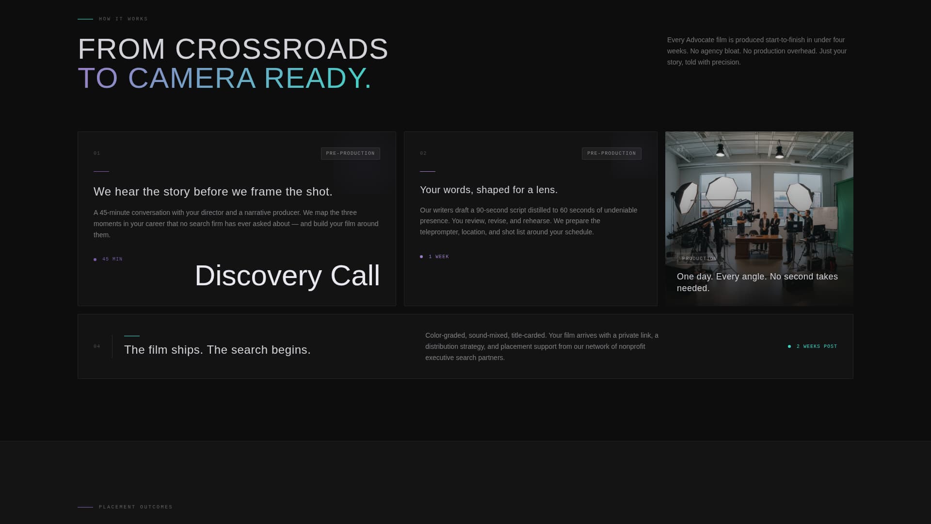 Advocate - Cinematic Nonprofit Landing Page Template