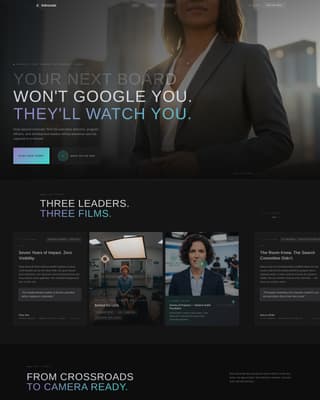 Advocate - Cinematic Nonprofit Landing Page Template