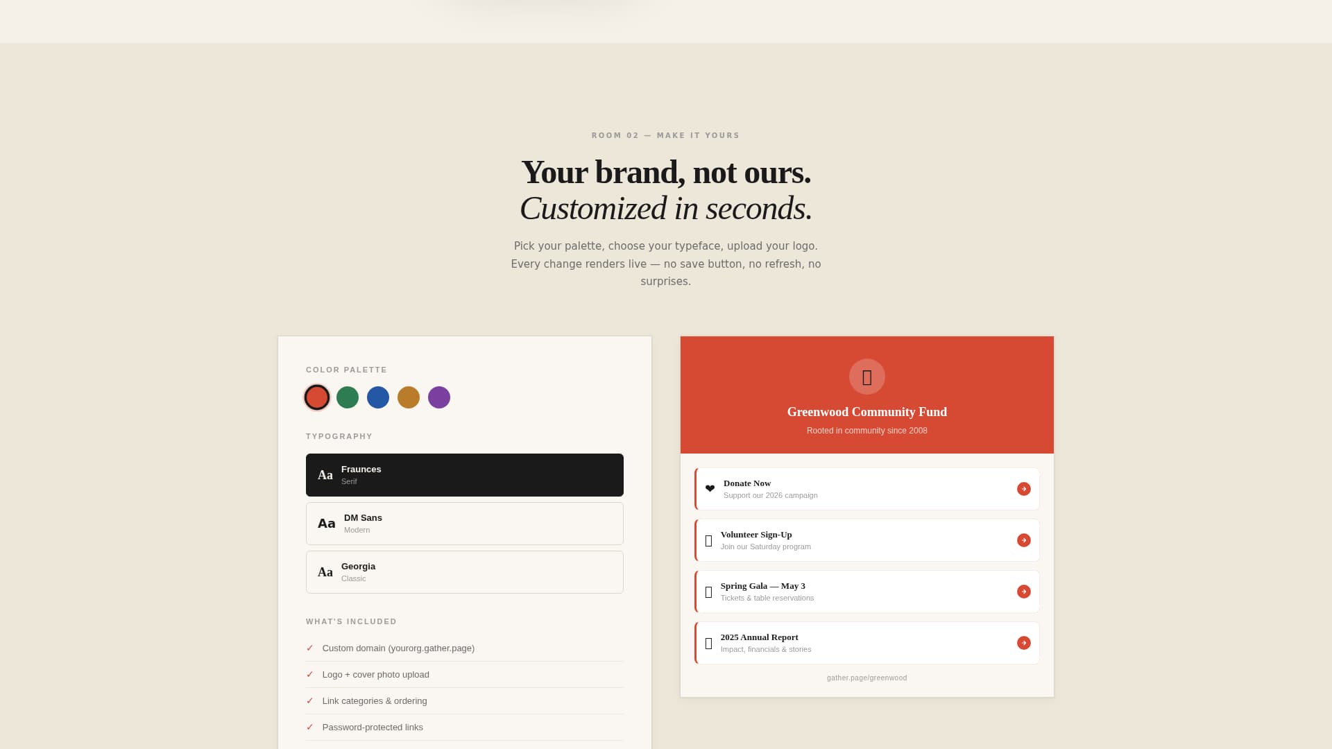 Linktree & Link-in-Bio Professional Website Template