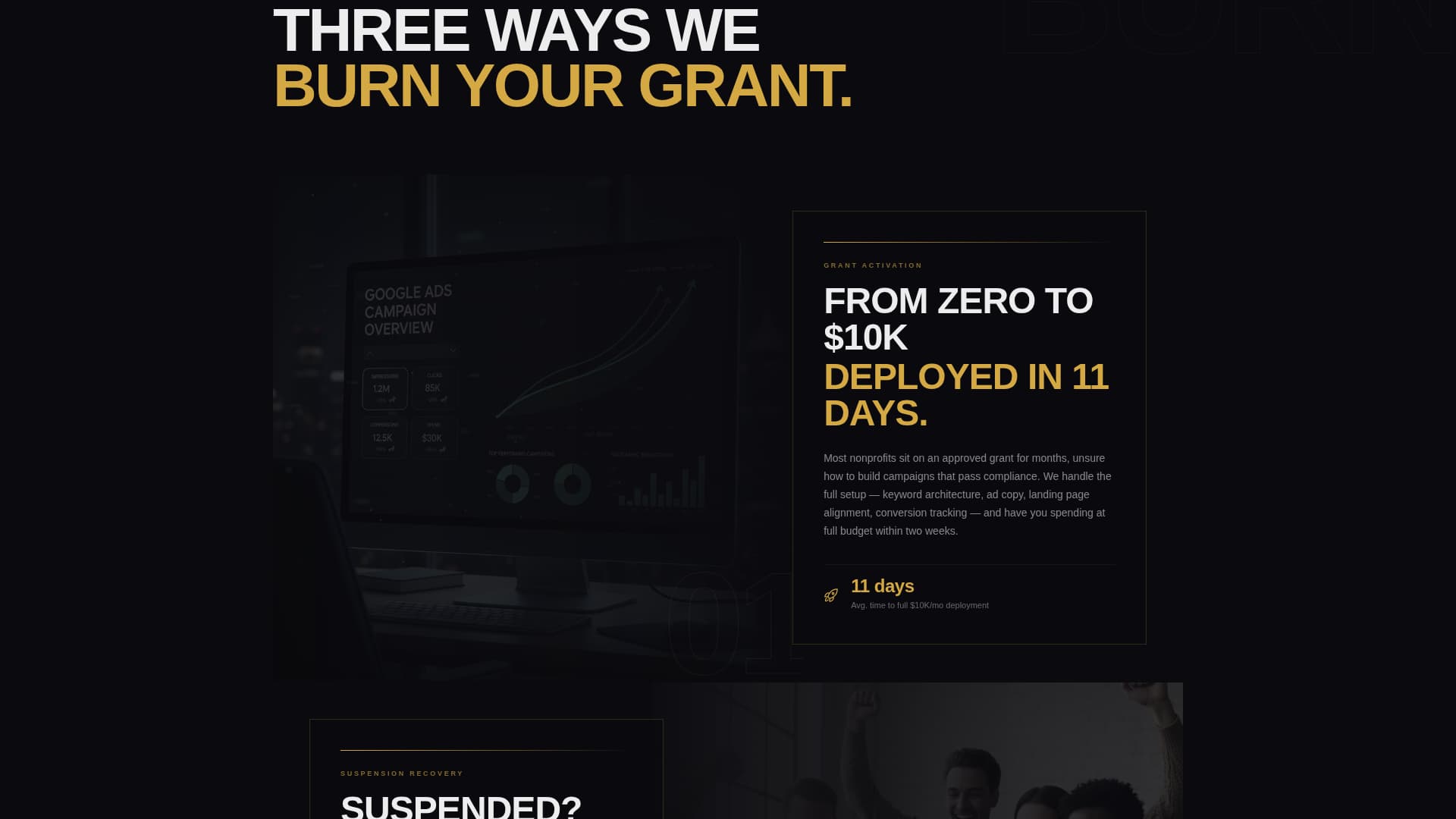 Nonprofit Marketing & Agency Specialist Portfolio Website Template